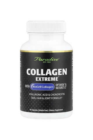 Paradise Herbs, Collagen Extreme With Biocell Collagen , Optimsm & Nature's C , 60 Capsules