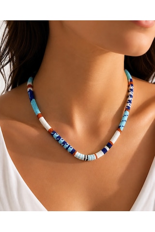 Chichibeads Deniz Esintisi Kolye 006 - Mavi