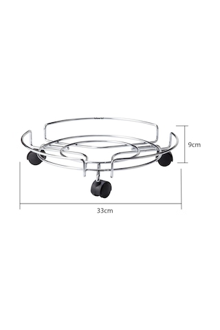 Teknotel Damacana Tüp Saksı Damacana Altlığı Krom Mg052