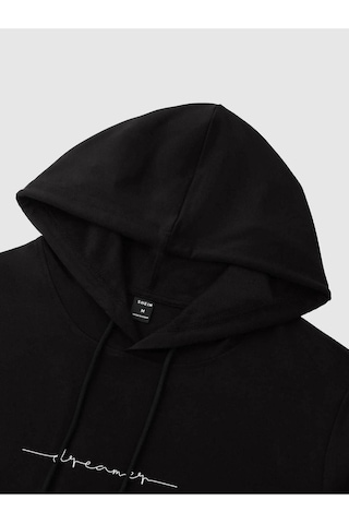 Altamira Unisex Dream Baskılı Oversize Kapüşonlu Sweatshirt 001