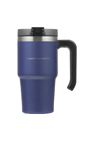 Tyeso Maxus Mug Vakumlu Çift Duvarlı Isı Yalıtımlı Pipetli 600 Ml Renkli