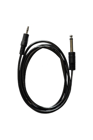 6.35 Mm To 3.5 Mm Aux Ses Kablosu - 1,5 Metre Gitar Amfi Hoparlör Ve Kulaklık Dönüştürücü Kablo