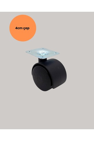 Hubrendy Tekno 4 Cm Döner Ayak Kilitsiz 4 Adet Mobilya Ve Sehpa Ayağı 16063626