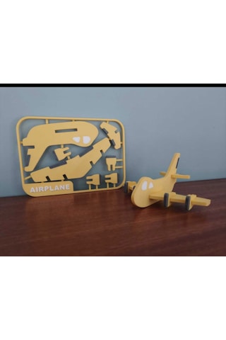 Meydora 3d Uçak Airplane Yapboz - Montaj Ve İnşa Oyuncağı Eğitici Stem Oyuncak