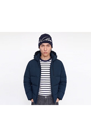 Jack & Jones Jack Jones Jjebecks Puffer Sn Erkek Günlük Mont 12298858-sky-captaın Lacivert