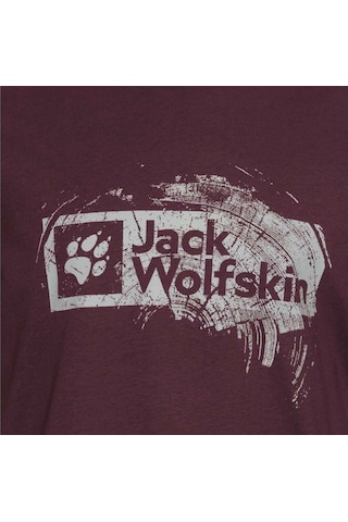 Jack Wolfskin Brand Erkek Tişört SİYAH