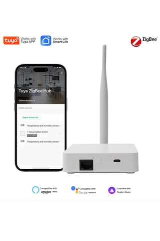 Tuya Kablolu Zigbee Lan Ağ Geçidi Hub