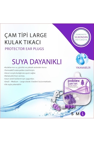 Poblex Çam Tipi Kulak Tıkacı - Large 156145