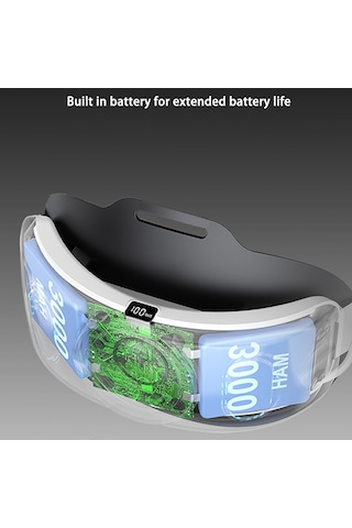 Meta Quest 3 Vr Gözlük İçin Ct3 Dahili 6000mah Pil İle Yedek Kafa Bandı