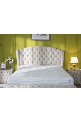 İşbir Yatak SeaCell & Wellness Denizyosunu Özlü, Stres Azaltıcı Paket Yaylı Yatak 180x200