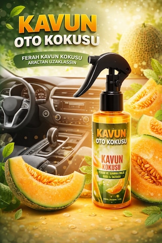 Laspak Kavun Sprey Oto Kokusu Uzun Süre Kalıcı Ferah Ve Temiz Koku 100 Ml 100