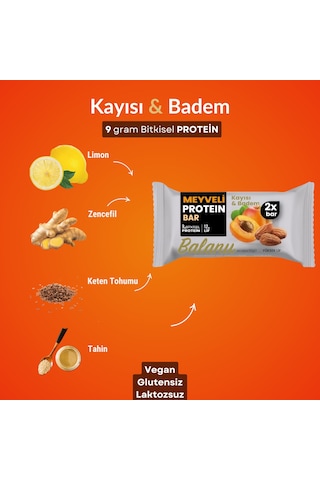 Balanu Protein Bar Seti 55 Gr 4 Farklı Lezzet 2'li Paketler X 4 A