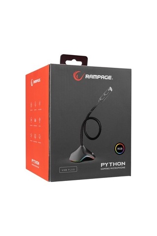 Rampage Rmx-m7 Python Siyah Usb Rgb Ledli Gaming