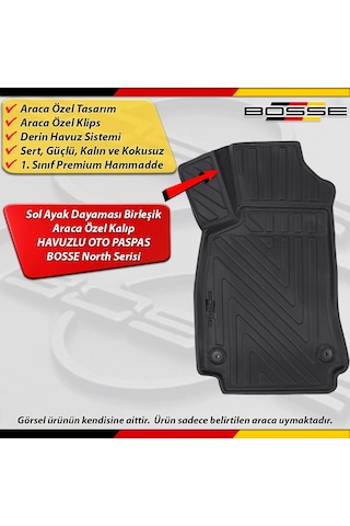 Audi A4 Paspas Araca Özel B8 2008-2016 Derin Havuzlu Bosse North Serisi