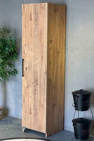 Avmpark Tek Kapaklı Erzak Dolabı 180 Cm Atlantik Çam
