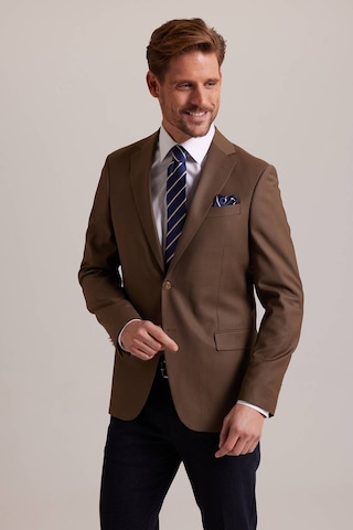 Erkek Taba Regular Fit Mono Yaka Blazer Ceket 001