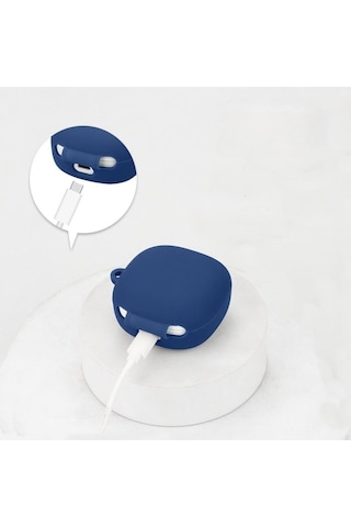 Redmi Buds 6 Play Uyumlu Kılıf Silikon Lacivert Lacivert Belirtilmemiş Belirtilmemiş Xiaomi Uyumlu C Diğer