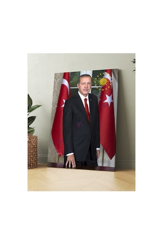 Recep Tayyip Erdoğan Başkan Erdoğan Rte Kanvas Tablo 7 Farklı Ölçü