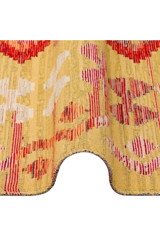 Hoom Rugs Vagrant Vgt 03 Red Yıkanabilir Çift Taraflı Otantik Halı