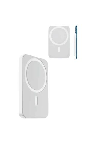 Home Magsafe Battery Pack Powerbank Kablosuz Şarj 5.000 Mah