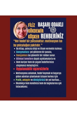 Motivasyon, Hedef. Başarı Odaklı Kariyer Ve Yaşam Rehberiniz/ Filiz Gökdemir Köşker- Fgk Yayınları