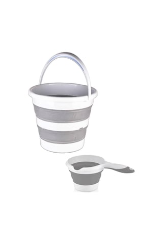 Gri Katlanabilir Konana Ve Gri Katlanabilir Maşrapa, Sepetkitchen Çok Renkli