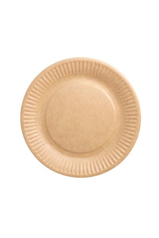 Kraft Karton Tabak 23 Cm 25'li