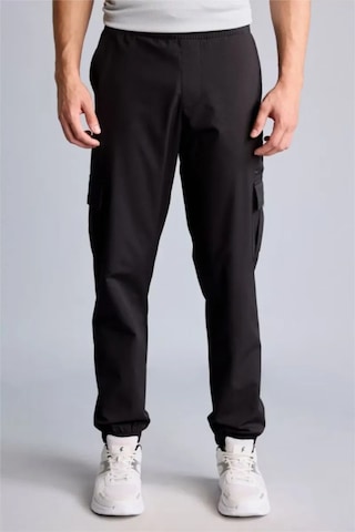 Defacto Standart Fıt Elastik Bel Dokuma Siyah Jogger H8609ax26spbk81 Siyah-bk81