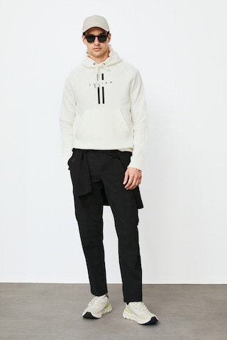 Lufian Decland Erkek Sweatshirt Kırık Beyaz Kırık Beyaz 112030207100510
