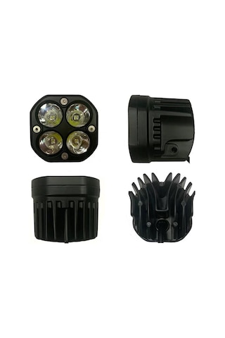 40w Sarı Işık Motosiklet Led Spot Far Araba Ön Tampon Işık Off-road Araç Modifiye Çatı Işık