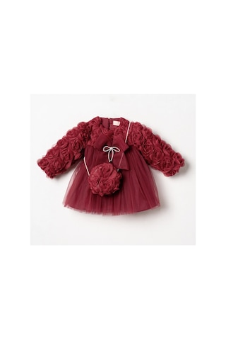 Cocosiss Rose Çantalı Dress Ekru