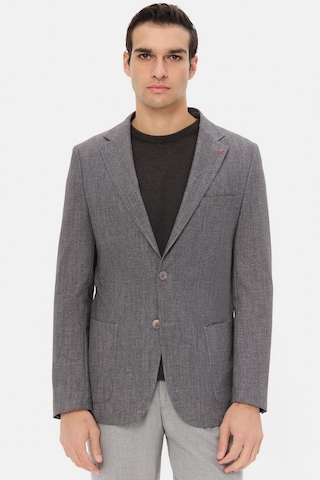 D's Damat Ds Damat Regular Fit Gri Armürlü Kumaş Ceket 5hc04ım09488m Çok Renkli