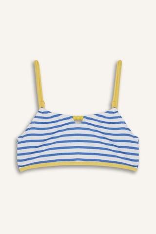 Defacto Kız Çocuk Çizgili Bikini Takımı E5131a825hsbe194 Mavi
