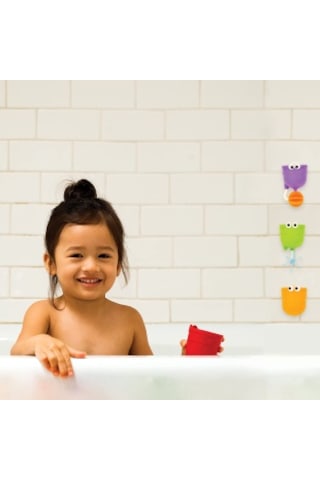 Munchkin Banyo Duvarına Yapışan, Vakumlu Renkli Eğlenceli Banyo