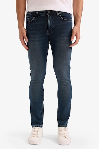 Defacto Pedro Slim Fit Dar Kalıp Normal Bel Dar Paça Jean Pantolon G3233ax25aunm41 Yeşil-nm41