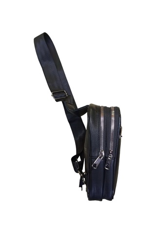 Ceylanmodatrend Hakiki Deri Erkek Badybag Göğüs Ve Çapraz Çanta Siyah