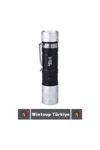 Premium Kompakt Kamp Avcı Balıkçı Deprem Enerji Tasarruflu Beyaz Işık Pilli Mini El Feneri Çok Renkli