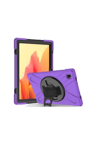 Newface Samsung Galaxy Uyumlu T500 Tab A7 10.4 Kılıf Amazing Tablet Kapak - Mor Tablet Kılıfı