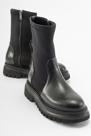 Luvishoes Alias Siyah Scuba Kadın Bot Siyah