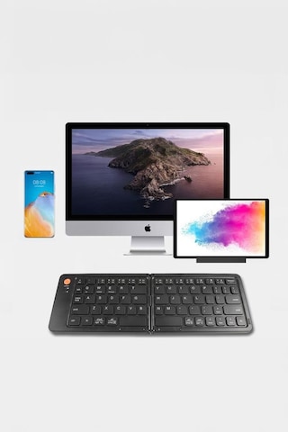 Torima TK-08 Kablosuz Katlanabilir Şarjlı Taşınabilir Mini Bluetooth Klavye