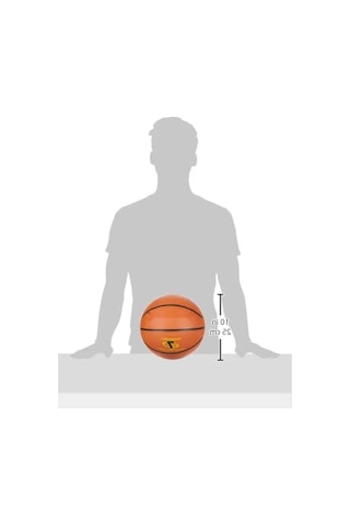 Kauçuk Basketbol Topu - 7 No, 530 Gr, Turuncu