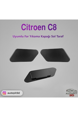 Citroen C8 Uyumlu Far Yıkama Kapağı Sol Taraf