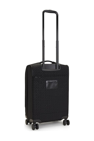 Kipling Kıplıng New Youri Spin S Küçük Boy Tekerlekli Valiz Siyah Sıgnature Emb Siyah