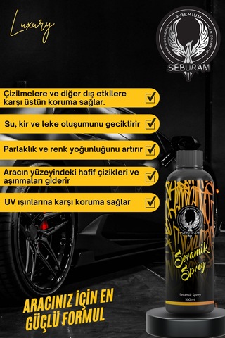Araç Hızlı Seramik Sprey Nano Seramik Kaplama Ve Boya Koruma Coat