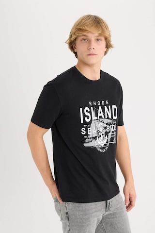 DeFacto %100 Pamuk Regular Fit Bisiklet Yaka Baskılı Kısa Kollu Tişört D9353AX25SPBK81