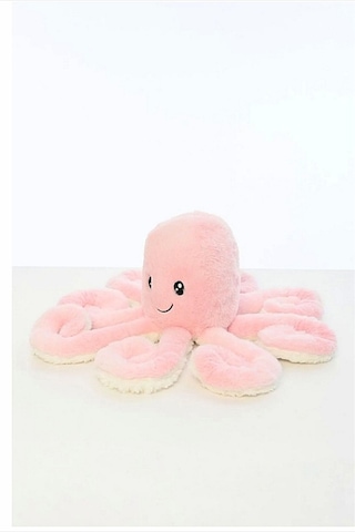 Peluş Ahtapot Uyku Ve Oyun Arkadaşı Pembe Pembe