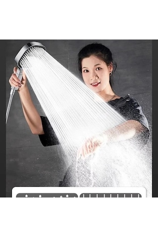 Tongxida Bosphorusboutique Siyah Panel Modu Masajlı Duş, 3 Bölümlü İç Siyah Duş Cm Büyük Başlık Siyah