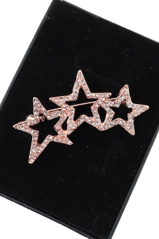 Dilek Kılavuzu Üç Yıldızın Işıltılı Yolu Rose Gold Broş Taşlı Yıldızlı Erkek Kadın Yaka İğnesi Çok renkli