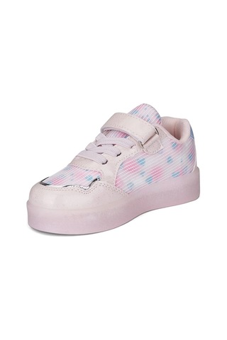 Tuğba Ortopedi 028 Kız Çocuk Led Işıklı Sneaker Pudra