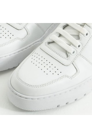 Libero Beyaz Deri Erkek Sneaker Beyaz